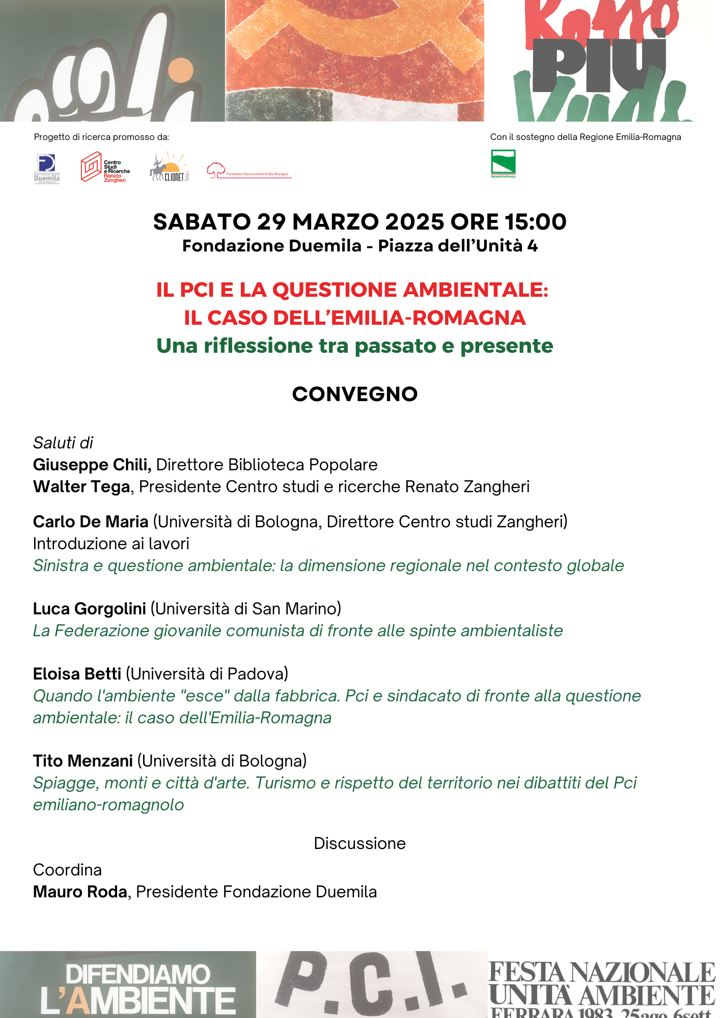 BOZZA CONVEGNO 29 MARZO