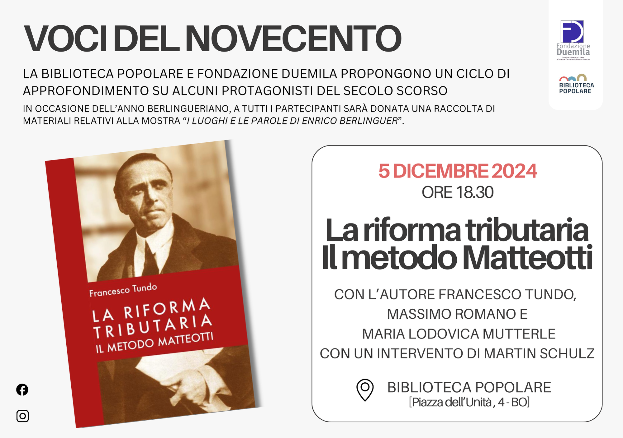 la riforma tributaria flyer