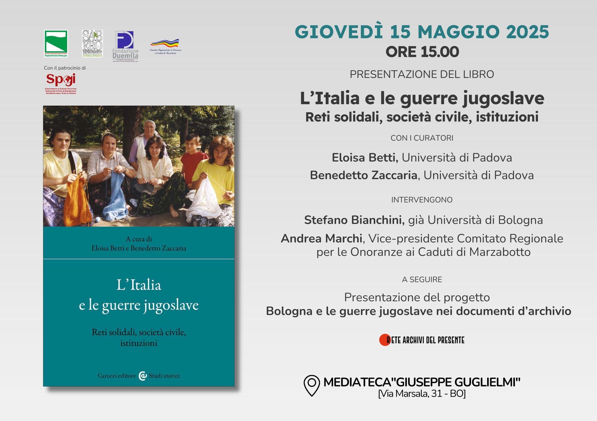 presentazione new italia e guerre jugoslave